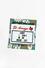 El Arroyo Inside Cat Sticker