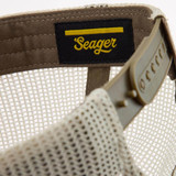 Seager Herd Trucker Hat Woodlands/Cream back mesh panels