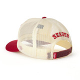 Seager Keep It Country Trucker Hat Red/Cream front