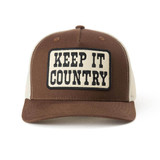 Seager Keep It Country Trucker Hat - Brown/Cream
