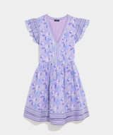Vineyard Vines Women's Nora Pintuck Dress detail view