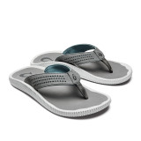 The Olukai Men's Ulele Sandals in Stone