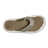 Olukai Ulele Sandals Clay and Mustang side view