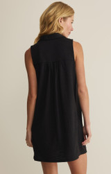 Z Supply Women's New Light Textured Mini Dress in Black