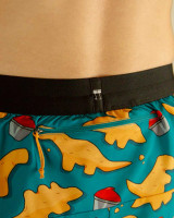 ChicknLegs Men's Nuggets 5" Running Shorts in Dino Nuggets detail view