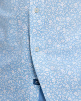 The Southern Tide Men’s Garden Blooms Coastal Breeze Sport Shirt in Tide Blue