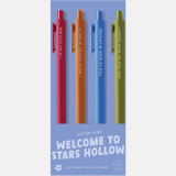 Talking Out Of Turn Welcome To Stars Hollow Pen Set six-piece collection
