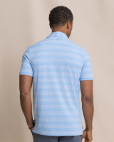 Southern Tide Men's Dune Crest Stripe Coastal Breeze Polo Tide Blue side