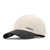 Melin Compass Hydro Snapback Hat in Moonbeam / Pirate Black