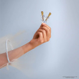 Kitsch X Bridgerton Toile in Bloom Creaseless Hair Clips 4pc Set