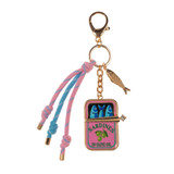 Sardines Can Bag Charm Keychain in Pink