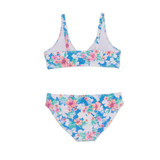 Raisins Girls' Aloha Sundance Set slate tropical print front view