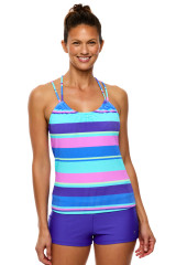 Next Women's Thirdeye Tankini in Multi back view