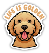 Stickers Northwest Life Is Golden Sticker gold