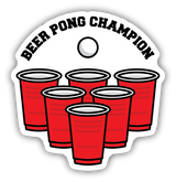 Stickers Northwest Beer Pong Champion Sticker front view