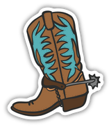Stickers Northwest Cowboy Boot Sticker