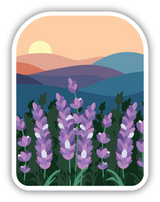 Stickers Northwest Lavender Landscape Sticker