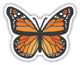 Stickers Northwest Monarch Butterfly Sticker orange and black