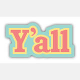 Stickers Northwest Pastel Y'all Sticker Pastel die-cut vinyl sticker