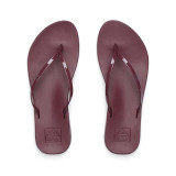 Reef Women's Cushion Slim Flip Flops Cabernet Crush side view
