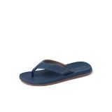 Reef Men's The Nox Flip Flops Navy and Gum left side