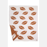 Football Game Day Reversible Throw Blanket, Football Game Day Reversible Throw Blanket colorway, folded