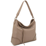 Amelia Hobo Bag in Taupe