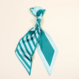 The Darling Effect Twirl & Tie Scarf in Sicily Stripes Teal
