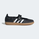 The Adidas Women's Samba Jane Shoes in Core Black