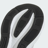 adidas Little Kids' Galaxy 8 Shoes Feather White sole view