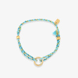 Pura Vida Friendship Ring Bracelet in Turquoise