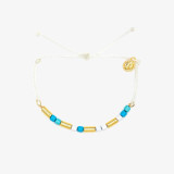 Pura Vida Undertow Enamel Bead Charm Bracelet on wrist