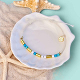Pura Vida Undertow Enamel Bead Charm Bracelet side angle