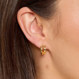 Pura Vida Women's Palma Huggie Earrings