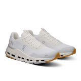On Running Women's Cloudnova Form 2 White and Ivory heel view