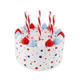 Packed Party Stars & Sips Patriotic Cake Sipper Cups front view