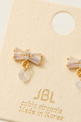Mini Ribbon Bow Earrings