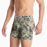 Nike Men's Essential Micro Dri-FIT Boxer Briefs Silver Sage Tech Camo Life Lime side view