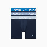Nike Men's Essential Micro Dri-FIT Boxer Briefs Light Armory Blue Work Blue full view