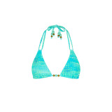 Kulani Kinis Women's Summer Seas Halter Bralette Bikini Top