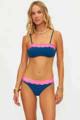 Beach Riot Women's Color Block Sybil Bikini Top in Seashell Isle side view