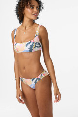 O'Neill Women's Cora Geo Comber Mid Rise Bikini Bottoms