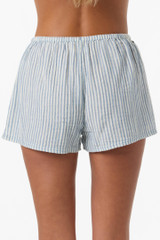 O'Neill Women's Brenda Stripe Beach Shorts in Tofu