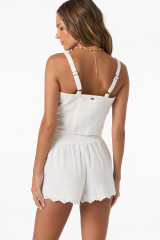 O'Neill Women's Annalee Top in White back view