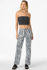 O'Neill Women's Adeline Stripe Tube Top in Black