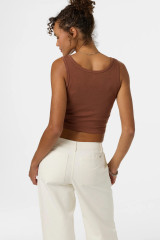 O'Neill Women's Motu Scoop Neck Tank SU2641813 CBR 2 back view