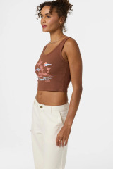 O'Neill Women's Motu Scoop Neck Tank SU2641813 CBR 2 detail view