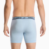 Nike Men's Essential Cotton Stretch Boxer Briefs Light Armory Blue back view