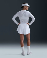 Nike Women's NikeCourt Ace Advantage Tennis Shorts white front view