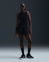 Nike Women's NikeCourt Ace Advantage Tennis Shorts black full view